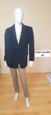 Bruno Saint Hilaire Taille 50  Veste de costume noire homme velours