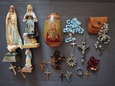 Lot brocante Objets Religieux