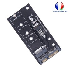 Adaptateur M2 Sata Vers Sata 2 5 Pouces Carte Riser Ssd M2 Clé B 6Gbps 2280 2260