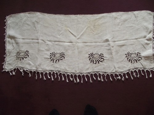Linge ancien dessus - /,