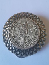 Ancienne pince à billet en métal argenté