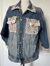 Superbe Femmes Veste en Jeans