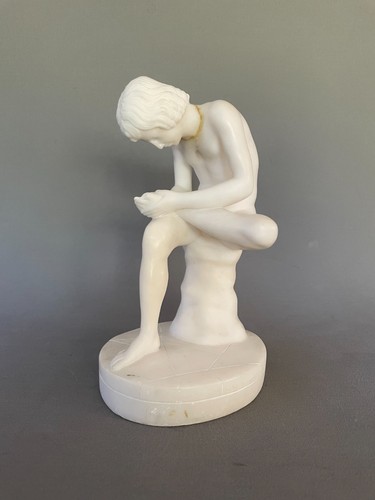 Tireur épine sculpture - le, d'épine,