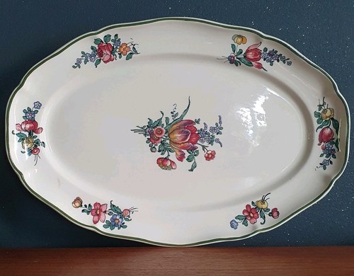 Plat oval ancien - ancien, villeroy