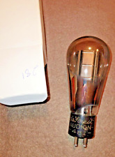 Rare 481 engraved De Forest (triode inventor  Audion 81 balloon 50/50mA test NOS