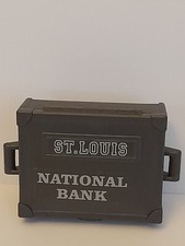 Playmobil western 3037 malle de fourgon bank western cowboy nordiste mine d'or