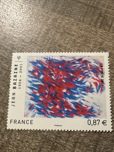 Timbre 4537 bazaine peintre - timbre, 4537-j.bazaine,