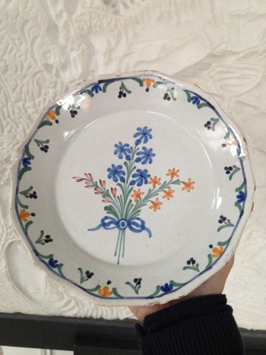 Belle assiette faïence - en,