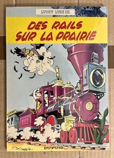 LUCKY LUKE:SUBLIME RÉÉD BROCHÉE DES RAILS SUR LA PRAIRIE CRAQUANT NEUF MORRIS