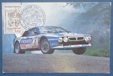 France carte avec cachet du