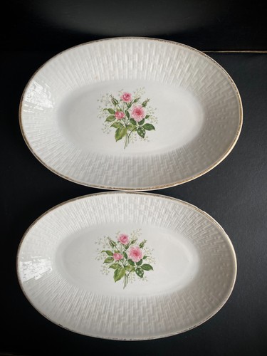 Superbe paire plats - superbe,