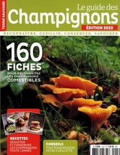 TERRE SAUVAGE 13 HS 160 FICHES POUR RECONNAITRE LES CHAMPIGNONS COMESTIBLES 