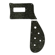 Pickguard pour Rickenbacker Bass 4003 2pc Noir Paillette 3ply