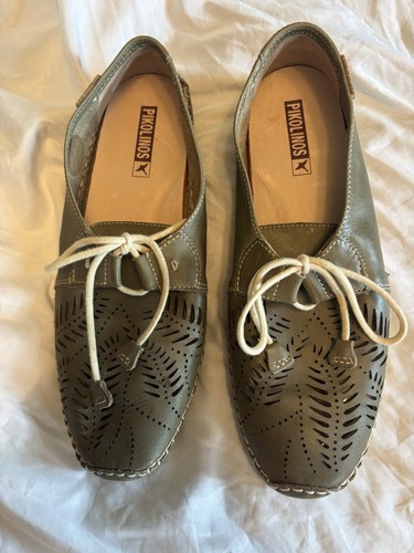 Pikolinos roma shoes olive - pikolinos,