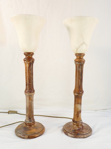 Paire lampe vintage en - lampe,
