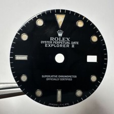 Rolex Explorer 2 16550 16570 Tropical Cadran Noir