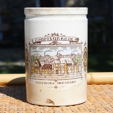 Ancien pot confiture - ancien, à