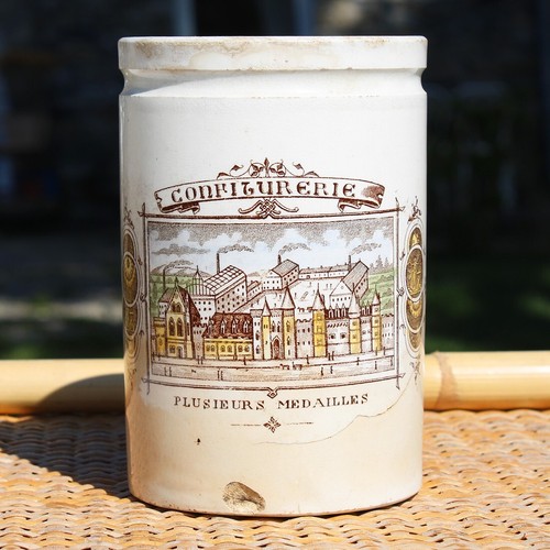 Ancien pot confiture - ancien,