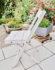 CHAISE PLIANTE D’APPOINT MAISON EN BOIS DUR TRAITE – POUR JARDIN OU CAMPING ETC