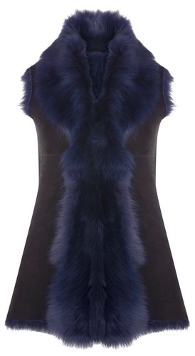 Bleu marine pour femmes souple - bleu,