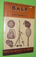CATALOGUE BALP 1934