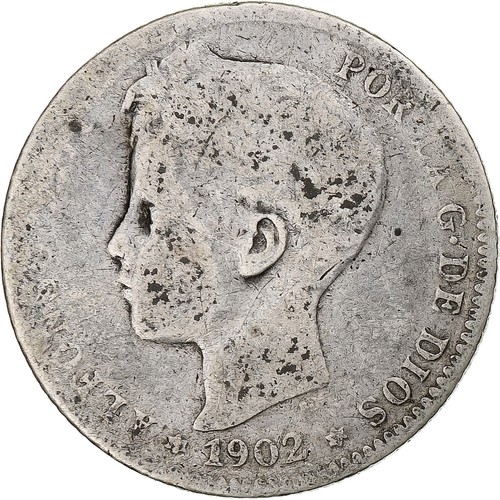 Monnaie espagne alfonso - monnaie,,