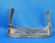  BARQUE  en argent AVEC SES 2