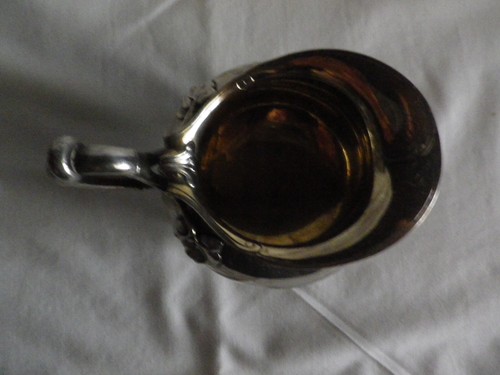 Pot lait métal argenté - métal,