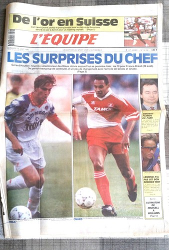 Equipe journal 8 1992 - journal, 19/8/1992