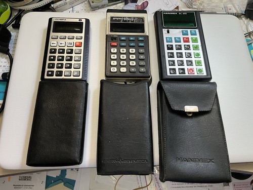 Lot calculatrices vintage - 3,