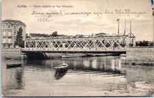 Espagne - ASTURIE - AVITES - puente metalico de san sebastian