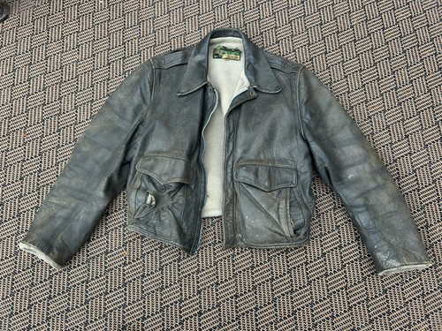 Vintage horsehide leather - horsehide,