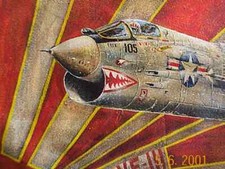 Aircraft Nose art painting on