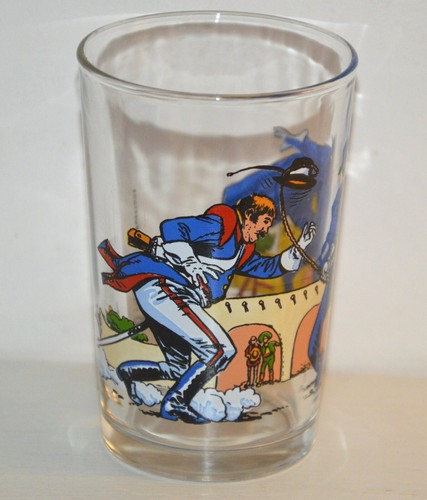 Ancien verre moutarde zorro - ancien, à