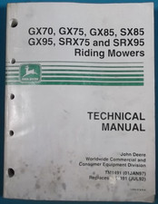 John deere gx70 - john, gx85