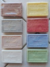 LOT DE SAVONS ARTISANAL DE MARSEILLE PUR VEGETAL PARFUM MUGUET