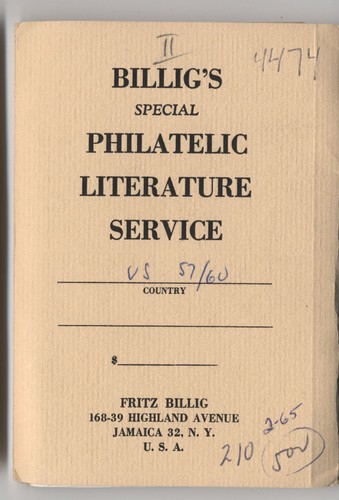 Billig special philatelic - billig's,