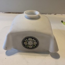 Abat-jour blanc effet voilage 19 Cm De Côté AA