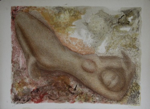 "Femme nue allongée"