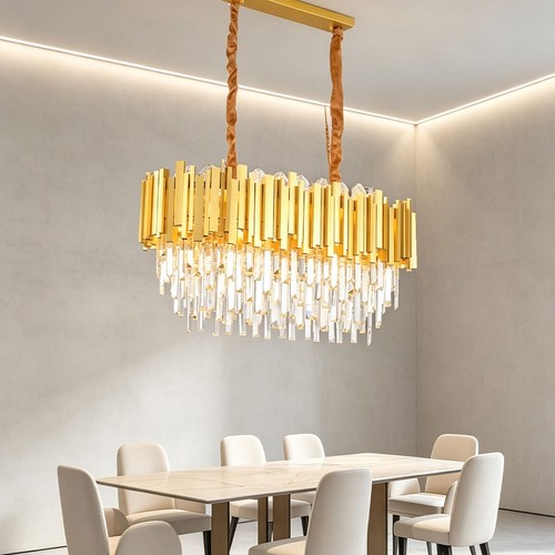 80cm lustre luxueux cristal - 80cm,