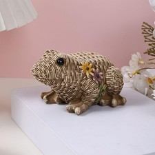 Grenouille Décorative, Objet de Collection, Résine, Bureau, 30,5 X 18,5 X 23,8