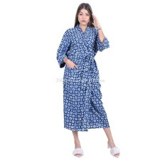 Robe kimono cravate teinte