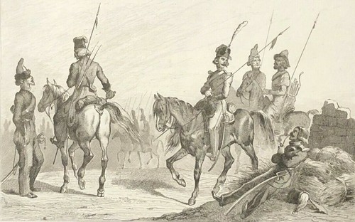 Russie cosaques gravure1838 - russie,