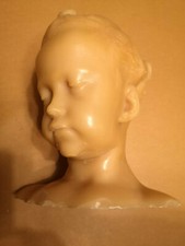 Joli buste en cire époque