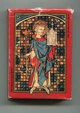 Jeu de 54 cartes illustrations Moyen Age gothique - cartes neuves étui usagé