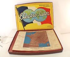 Les Jouets MAPAJO  Paris Jeu Electro-Tutor jeu savoir pile et fiches RARE 