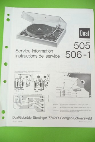 Manuel service pour - service, dual