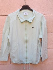 Veste LACOSTE Devanlay vert clair coton jacket tracktop giacca sport femme 40