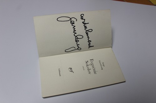 Gainsbourg dedicace evguenie - dedicace,