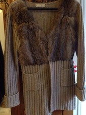 Veste Laine Angora Et Lapin T38/40. S/M
